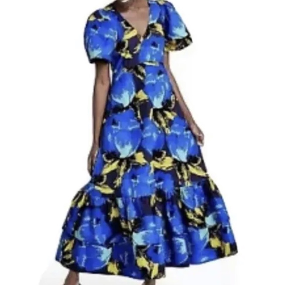 Christopher John Roger blue dress